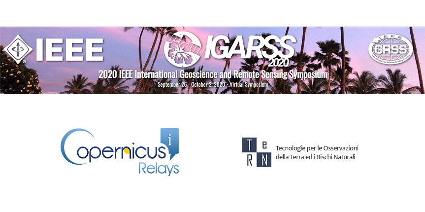 TeRN e il Copernicus Relay della Basilicata presenti a IGARSS 2020